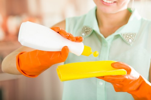 Glossy Cleaners' advanced rug cleaning machinery